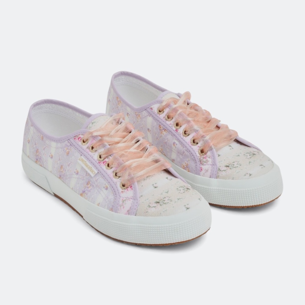 New Superga x LoveShackFancy 2750 Floral Sneakers